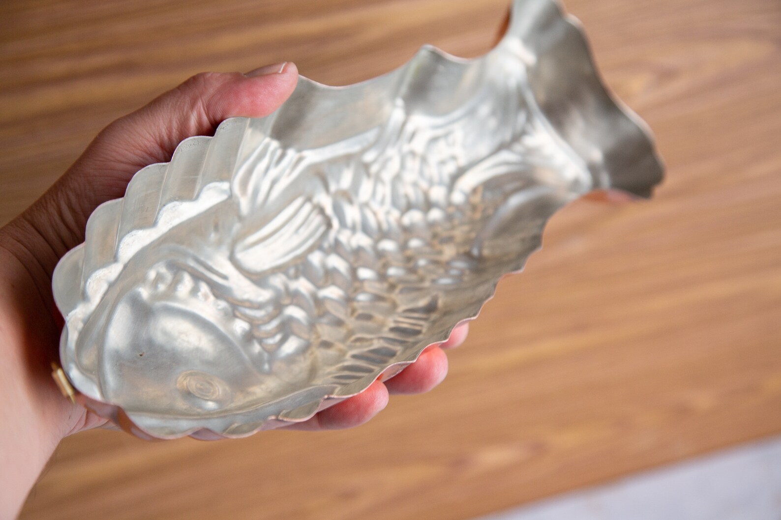 Midcentury Copper Fish Jello Mold Food Pate Mold Tin Lined Etsy