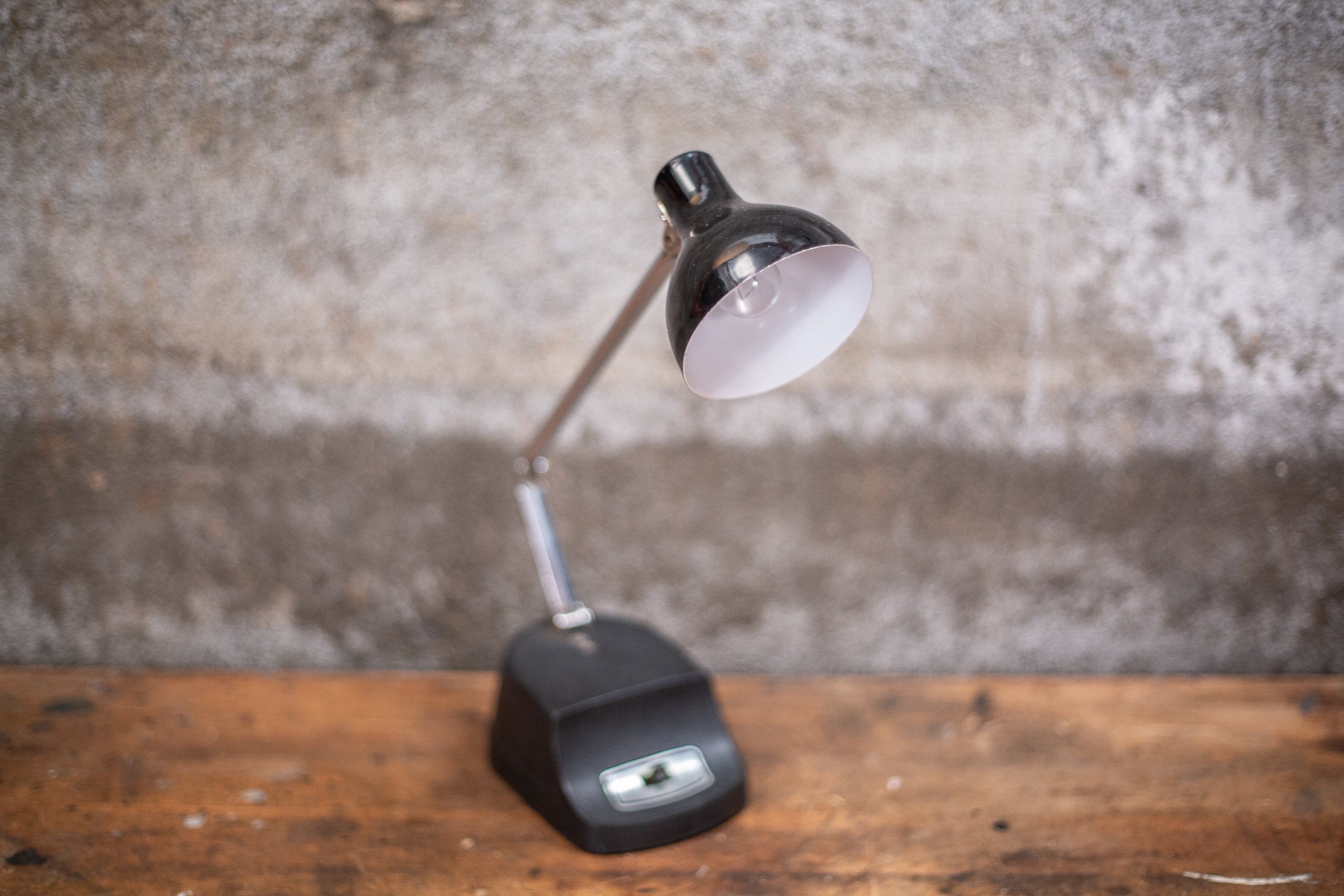 Midcentury Small Metal Desk Lamp Cubicle Decor Vintage Etsy