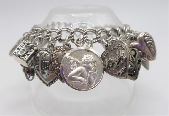Dog Angel Charm - Antiqued Sterling Silver Dog Angel Charm - Antiqued Sterling Silver