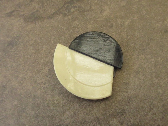 Vintage Art Deco Celluloid Belt Buckle - image 8