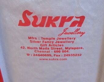 Vintage Sukra Temple Jewellery Cabochons Pearl Silk Necklace and Single  Earring