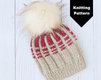 Knitting Pattern, Charlie Beanie PATTERN