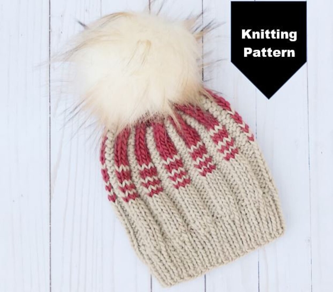 Knitting Pattern, Charlie Beanie PATTERN - Etsy