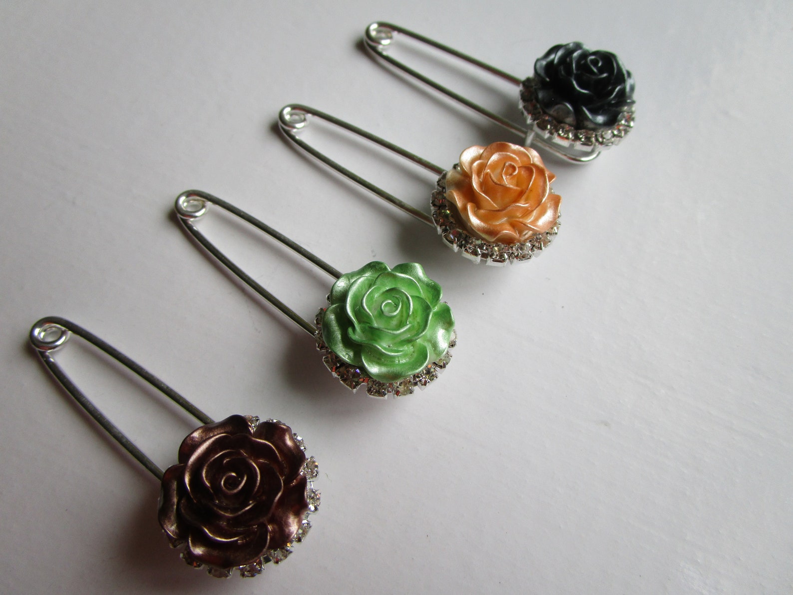 Rose Flower Fashion Pins Wedding Pins Brooches Rose - Etsy Canada