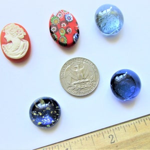 Glass Magnets - Natural Glass Magnets - Decorative Magnets - Durable/Strong Magnets - Unique Glass Magnets - Fridge/Board Glass Magnets