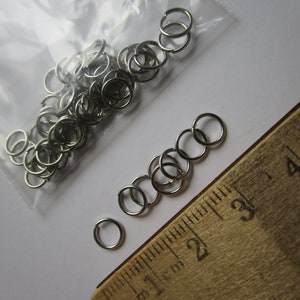  TOAOB 2300pcs Silver Jump Rings for Jewelry Making Open Jump  Rings 3mm 4mm 5mm 6mm 7mm 8mm 10mm Jewelry Making Supplies with Opener Tool  for DIY Crafts Necklace and Keychains Repair