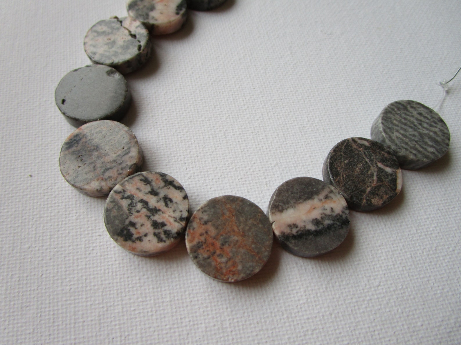 10 Raw Pink Pearl Granite Bead Pearl Granite Bead 20mm Etsy