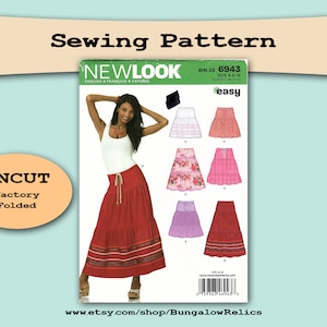 6943 Misses gonna svasata varie lunghezze nuovo look UNCUT Sz 8 10 12 14 16 18 FF