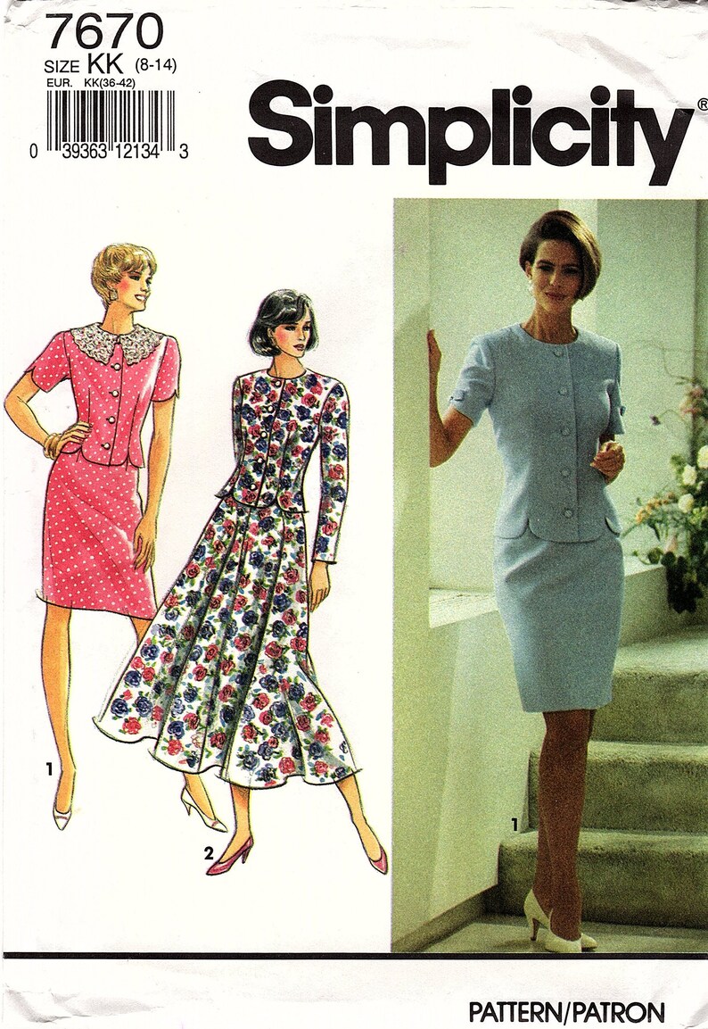 Collar Loose-Fitting Girl/'s Dress Long Sleeves Size 10, Blouse Vintage Mail Ordered Sewing Pattern 9415 Pleated Front Above Knee