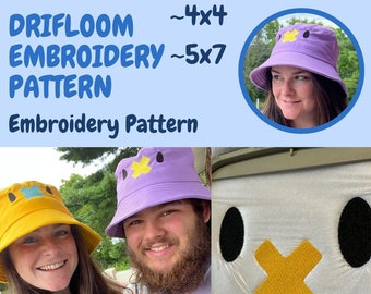 Drifloom Face Pokemon Embroidery Pattern Beanie Design Digital Download PES, EXP