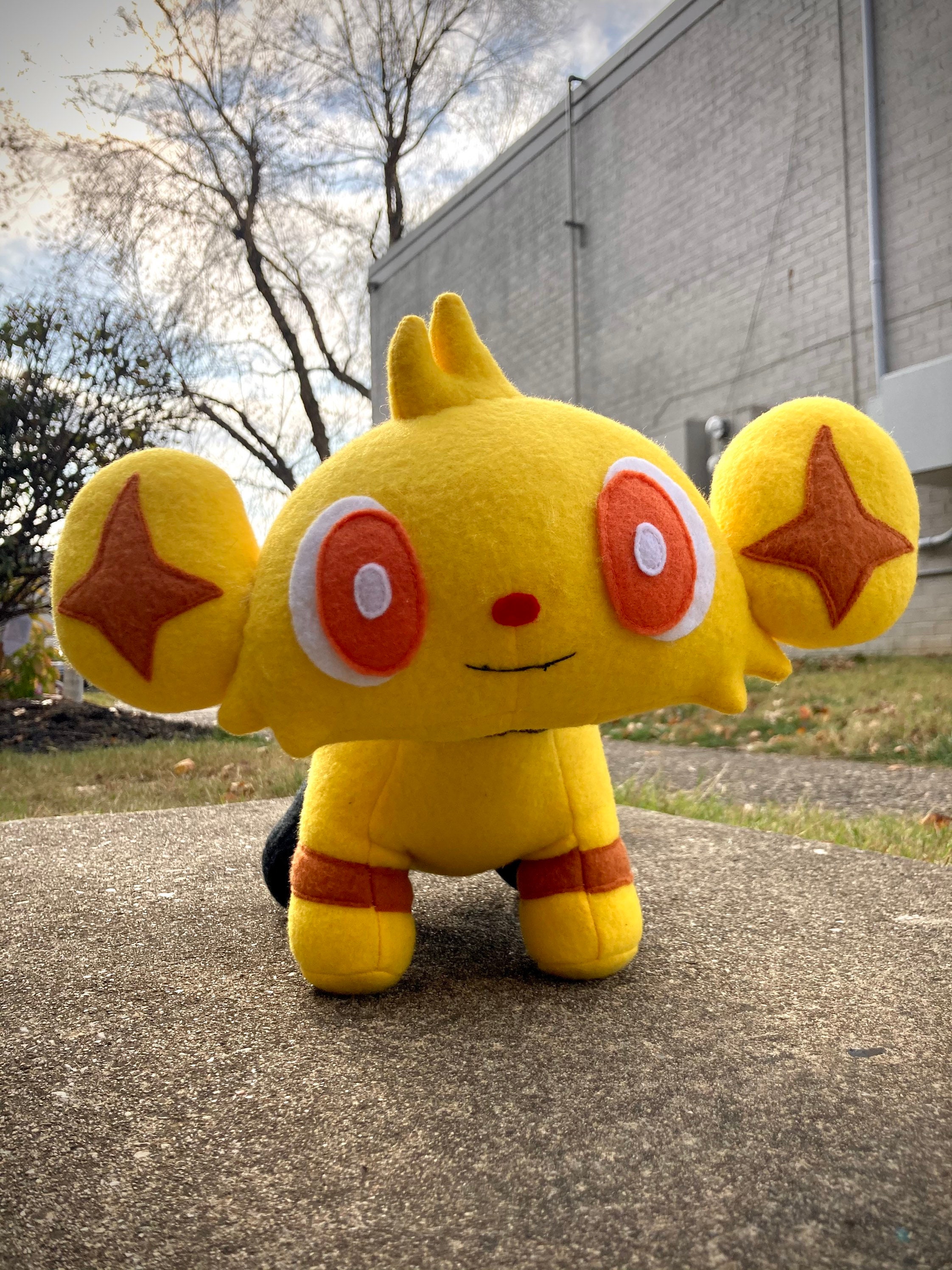 Shinx Pokémon Plush Pokémon Plushie Shiny Pokemon | Etsy