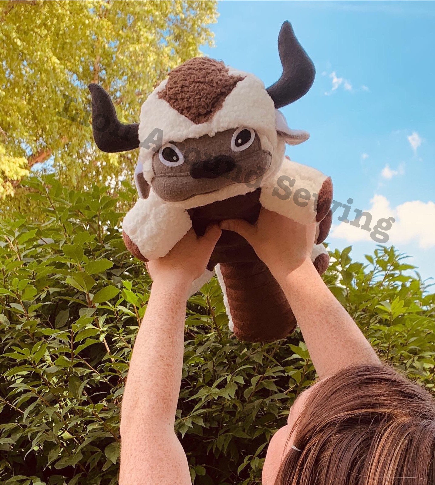 pics Avatar The Last Airbender - Appa Plush Mini Backpack appa plush avatar the last airbender inspired plushie stuffed animal