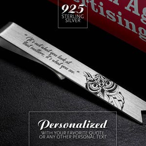 Silver Bookmark Engraved, Animal book mark, Bookworms Gift, Personalized bookmark Owl