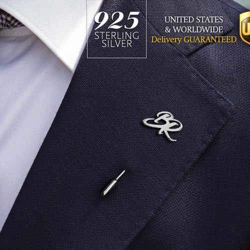 Lapel Pin Boutonniere Charm Memorial Wedding Gift for Groom - Etsy