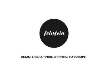 Registered airmail shipping to EUROPE