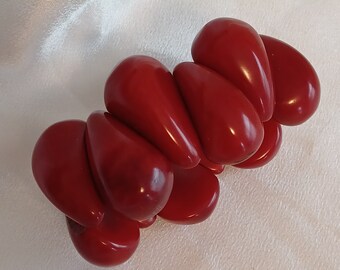 Vintage Tagua nut chunky bracelet