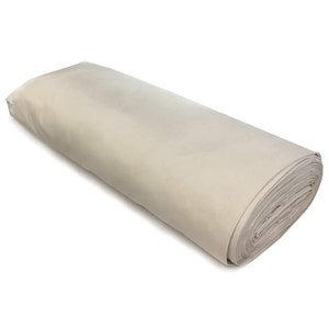 Unbleached Muslin 63" Wide x 30 Meter Bolt 100% Cotton