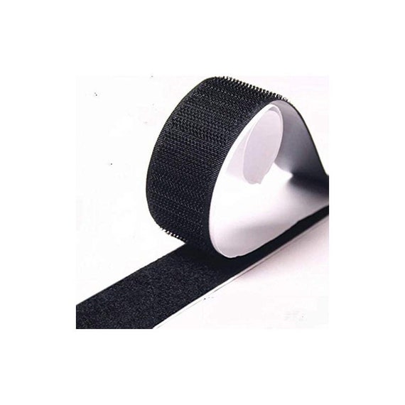 Velcro Squares Sticky Back Black