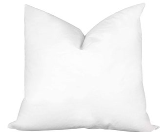 Pillow Insert Synthetic Down Filled 100% Cotton Cover Square and Lumbar