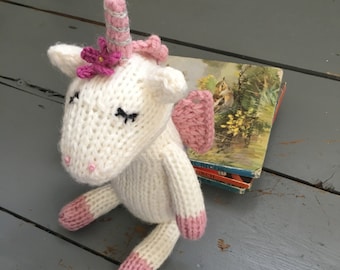unicorn knit pattern etsy
