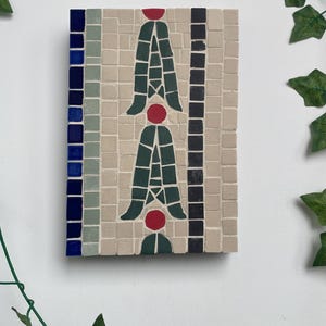 NYC SUBWAY Mosaic Detail from 191st STREET - Bell Flowers-Authentic Reproduction! -Porcelain Tile/Custom Work/ Handmade Wall Art