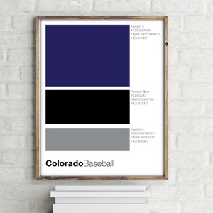 baseball color palette