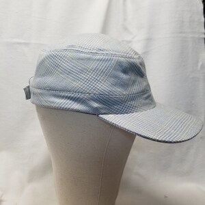 Patrol Cap made from Glen Check Vintage Suit Fabric