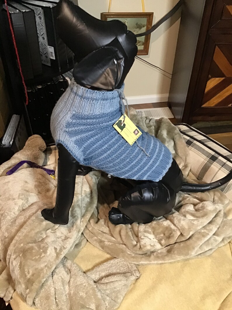 Ready to Ship Large Size Dog Sweater Handknit Pitbull Etsy