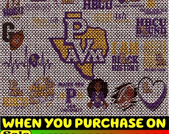 Prairie View Svg, Collections HBCU Svg, HBCU Svg, Football Svg, Mega Bundle, Cricut, téléchargement numérique