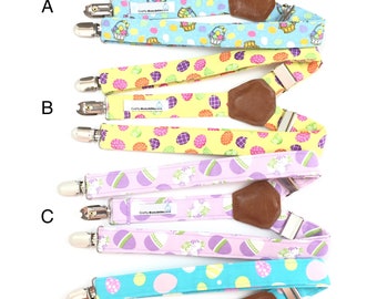 Childs//teens Easter Suspenders Navy Blue Kids Suspenders New Easter Accessory