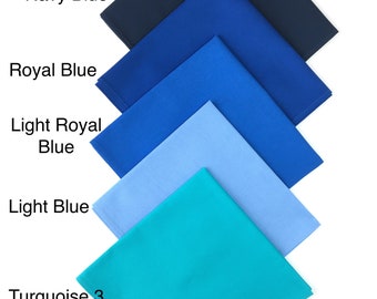 Fabric wedding Decoration bunting Blues Navy Chelsea blue Royal blue Baby blue