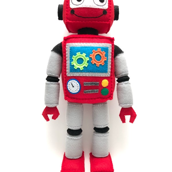 Robot Plush - Etsy