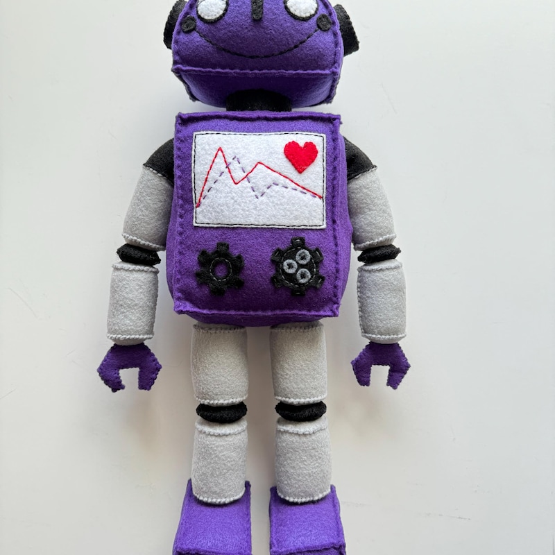 Robot Plush - Etsy