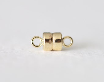 Chiusura magnetica riempita in oro 14k - 10 mm x 4,4 mm Chiusura magnetica super GF 14k, ricerca di gioielli, perline all'ingrosso, fornitura di lusso