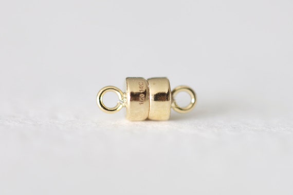 14k Gold Filled Magnet Clasp - 10mm x 4.4mm 14k gf super magnet clasp, jewelry finding, wholesale beads, luxem supply