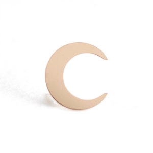 May include: A gold crescent moon charm pendant.