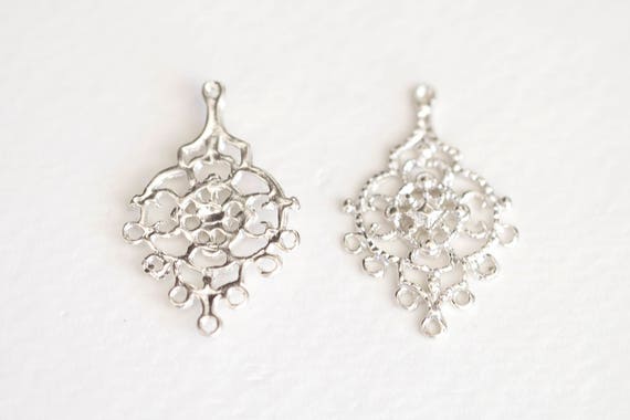 Sterling Silver Chandelier Earring Components 7 Holes 925 Uk Sterling Silver Chandelier Earring, Chandelier Earring Findings Uk