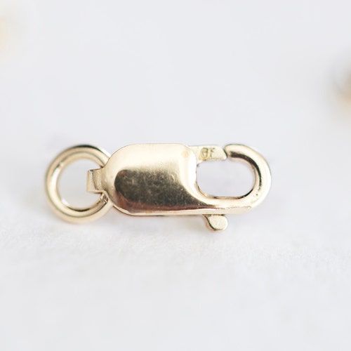 Gold Filled Lobster Clasp With Open Ring for Necklace or Etsy