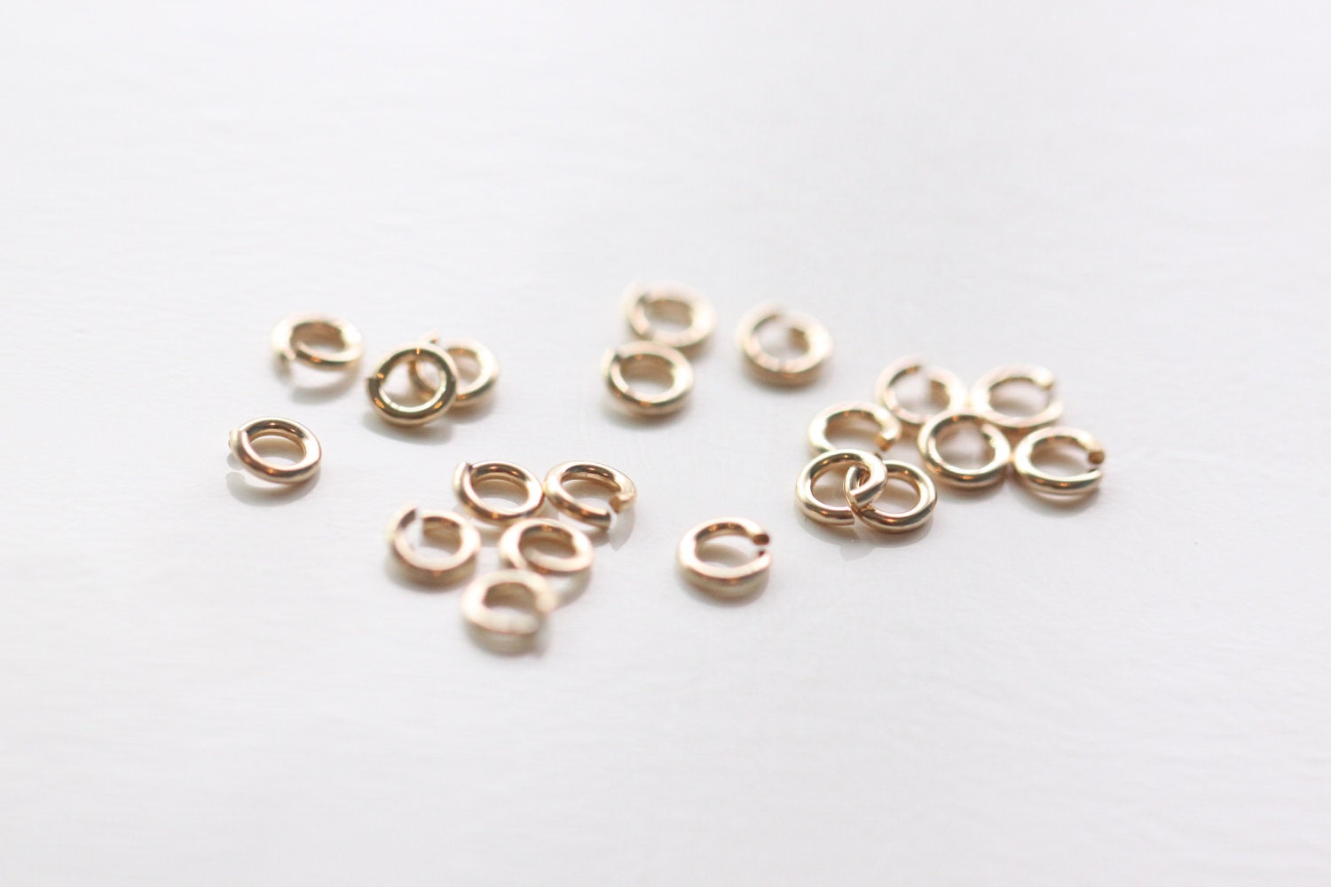 CHOOSE YOUR Color-split Rings 10mm Small Split Rings Open Jump