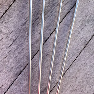 Set of 4 Stainless Steel Coffee Stirrers, coffee lover gift, java junkie, coffee gifts, coffee accessories, gifts for coffee lovers image 2