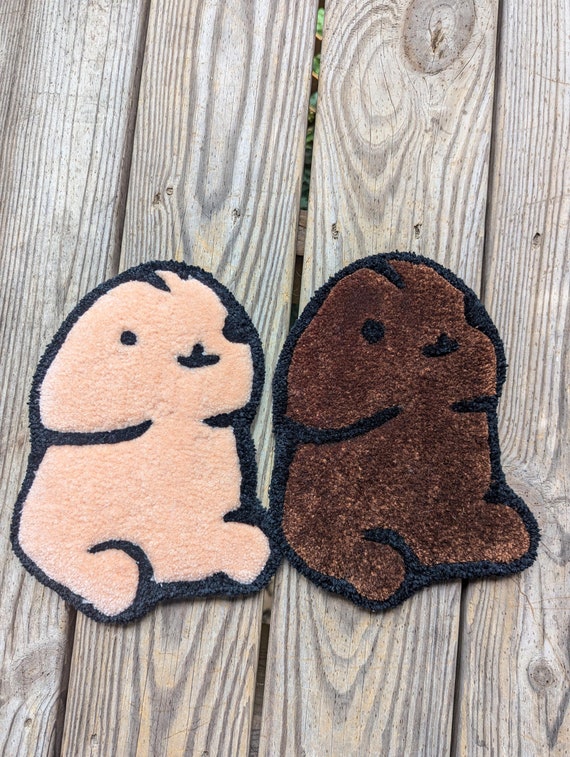 Cute Small Penis Tuft Rug Multiple Colors