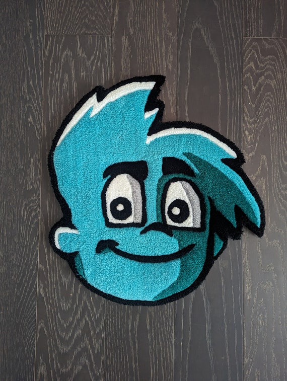 Made-to-Order Pajama Sam Tufted Rug – Handcrafted Nostalgic Decor