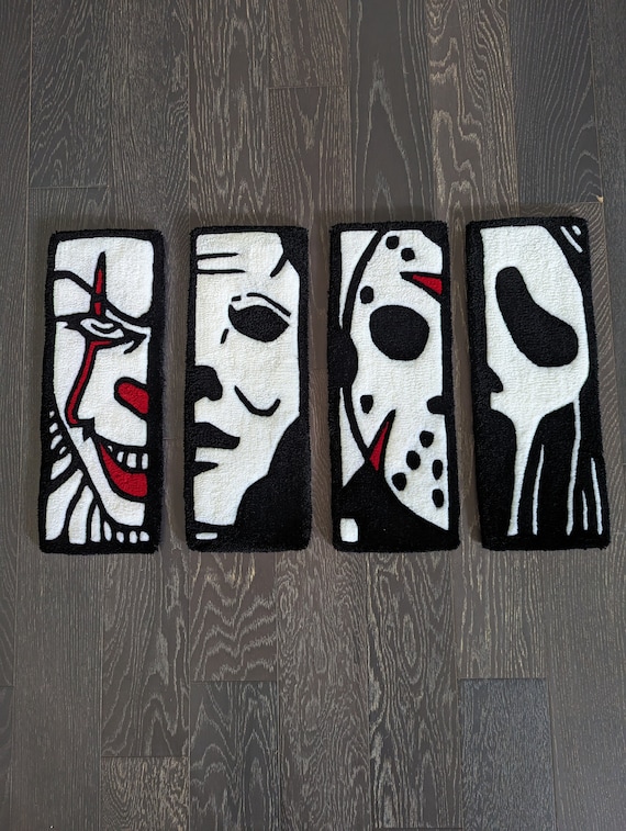 Tuft Horror Movie Villain Icons - Spooky Decor for Horror Fans