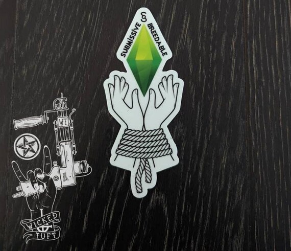The Sims Submissive And Breedable Vinyl Sticker