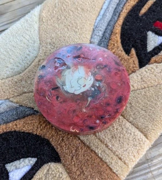 Sylus Mystery Picky Pad, Love and Deepspace Fidget Toy, Find Hidden Crow Charms, Reusable Sensory Anxiety Tool, ADHD Stimming Toy