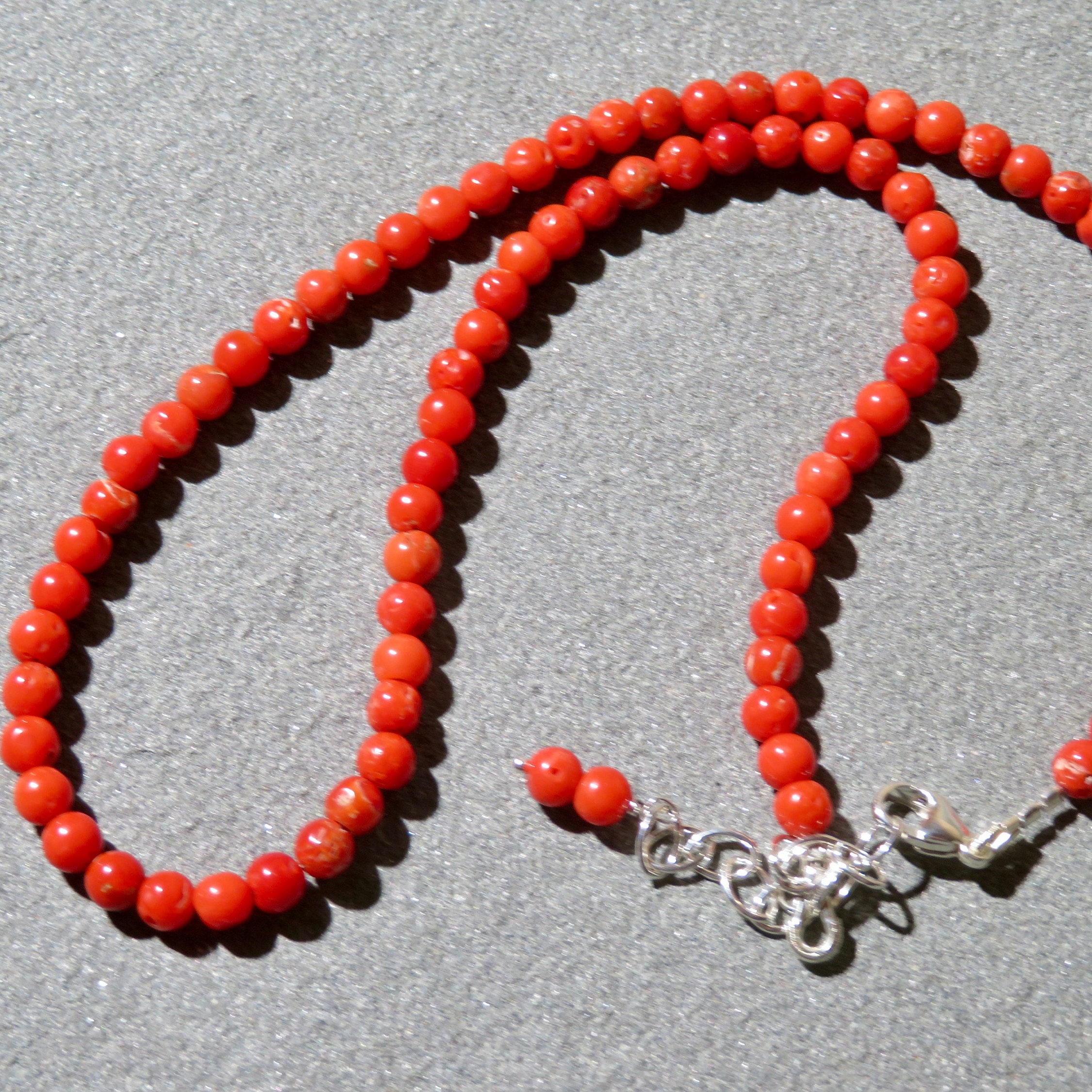 Vintage Native American Red Branch Mediterranean Red Coral Necklace - Ruby  Lane