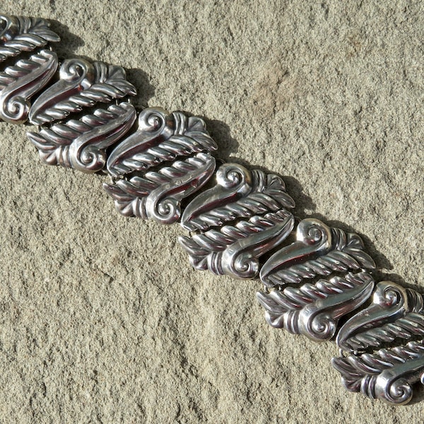 Vintage Antonio Reina Bracelet, Vintage Taxco Bracelet, Vintage Mexican Silver