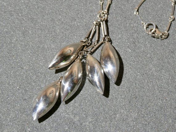 Vintage Taxco Sterling Pendant, Vintage Charm Necklace, Vintage Mexican Jewelry