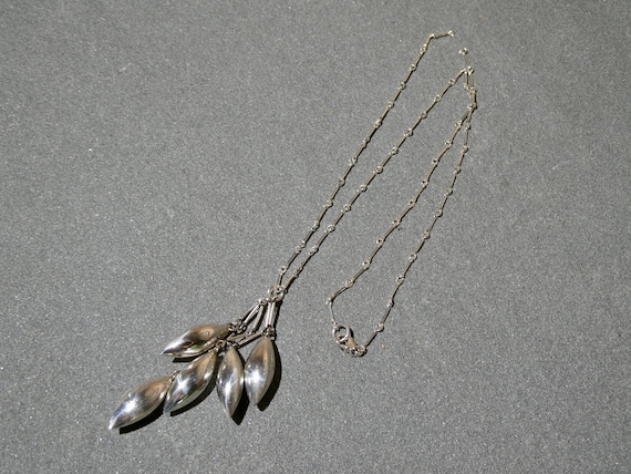 Vintage Taxco Sterling Pendant, Vintage Charm Necklace, Vintage Mexican Jewelry
