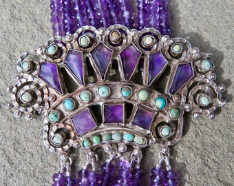 Matl Jewelry, Matilde Poulat Bracelet,  Multi Strand Amethyst Bracelet